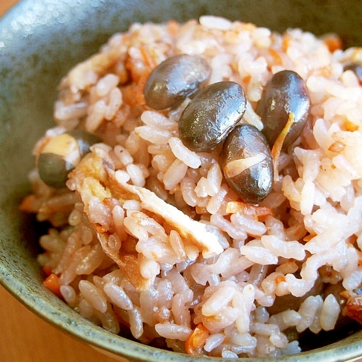 黒豆入り！炊き込みご飯♪